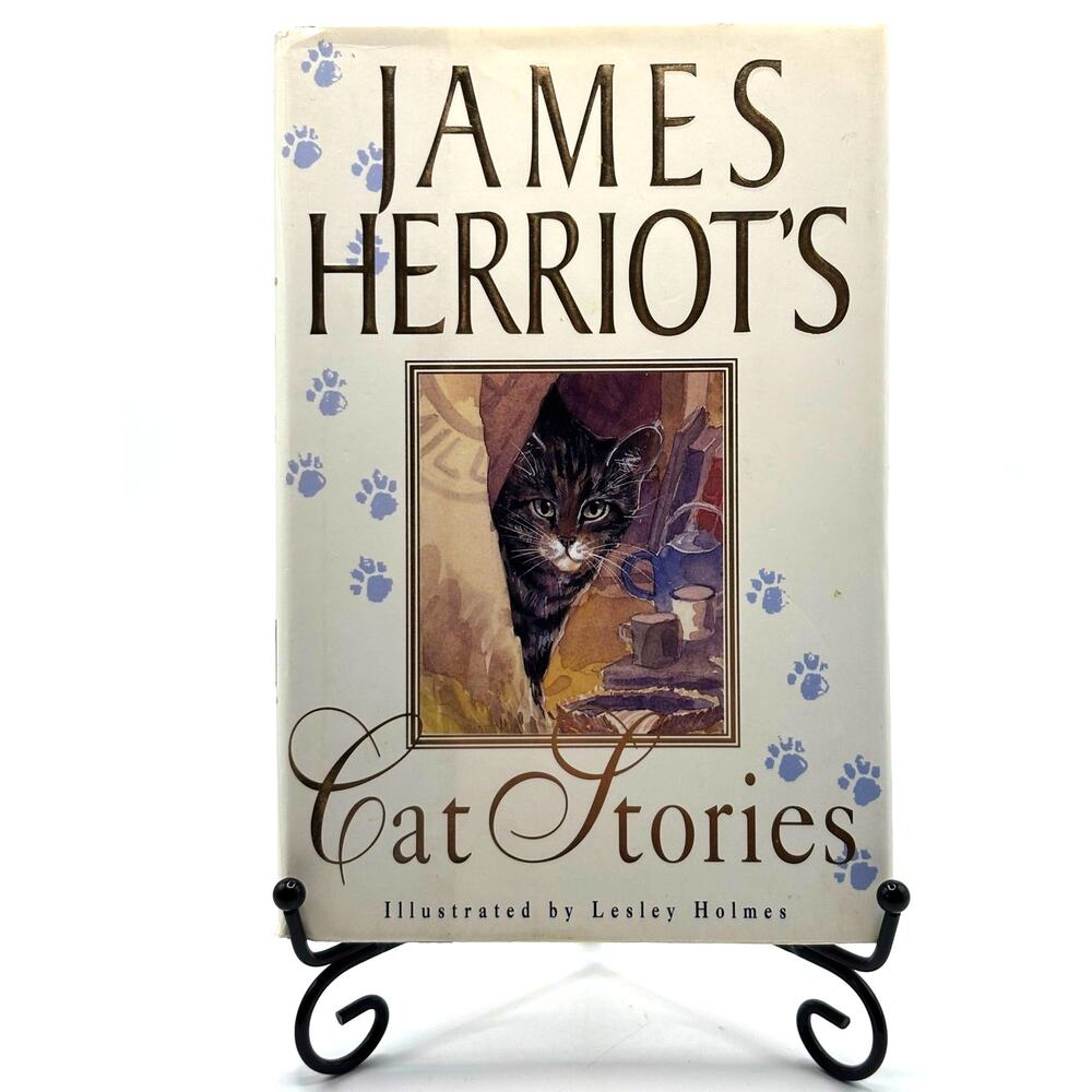 Vintage 1994 First Ed. Cat Stories by James Herriot, HCDJ